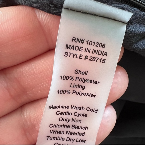 EUC Soft Surroundings Spring Meadows Midi Skirt in Black size Small - Picture 13 of 15